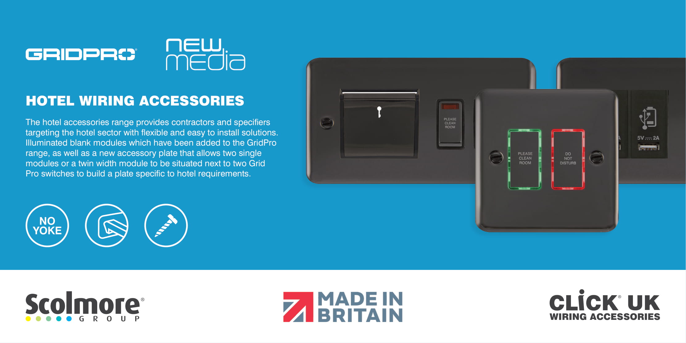 CLICK® UK- Hotel Wiring Accessories